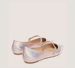 Stuart Weitzman Flats & Loafers-CHANGE LOCATION Iridescent patent leather/Ballet