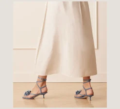 Stuart Weitzman Mid Heel Sandals|The Occasion Edit-CHANGE LOCATION Vintage denim/Washed Blue Denim