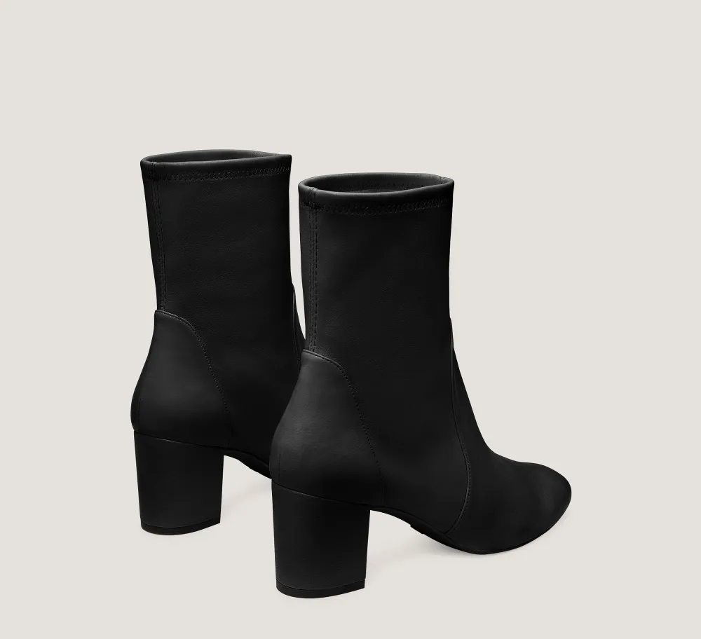 Stuart Weitzman The SW Icons Collection|Trending: Block Heels-CHANGE LOCATION Stretch Nappa Leather/Black