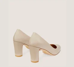 Stuart Weitzman The Work Essentials Edit|Trending: Block Heels-CHANGE LOCATION Smooth Leather/Dune