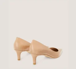 Stuart Weitzman Pumps & Heels|The SW Icons Collection-CHANGE LOCATION Patent leather/Adobe Beige