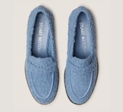 Stuart Weitzman Flats & Loafers-CHANGE LOCATION Bouclé/Blue Steel
