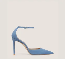 Stuart Weitzman Pumps & Heels|The SW Icons Collection-CHANGE LOCATION Suede/Blue Steel