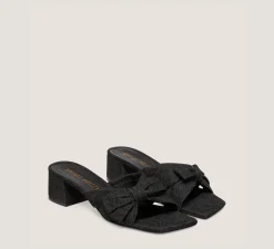 Stuart Weitzman Mid Heel Sandals|Trending: Block Heels-CHANGE LOCATION Vintage denim/Black