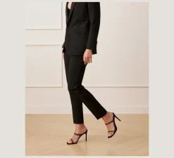 Stuart Weitzman High Heel Sandals|The Occasion Edit-CHANGE LOCATION Suede & crystal/Black & Graphite