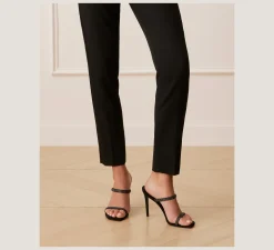 Stuart Weitzman High Heel Sandals|The Occasion Edit-CHANGE LOCATION Suede & crystal/Black & Graphite