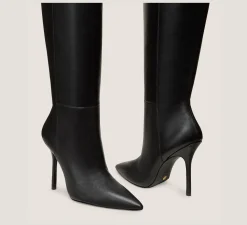 Stuart Weitzman Boots & Booties|BOOTS&BOOTIES-CHANGE LOCATION Lacquered Nappa Leather/Black