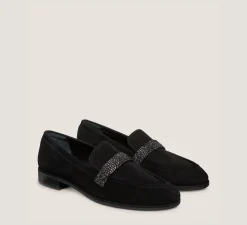 Stuart Weitzman The Work Essentials Edit|The SW Exclusives Collection-CHANGE LOCATION Suede & crystal/Black & Graphite