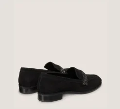 Stuart Weitzman The Work Essentials Edit|The SW Exclusives Collection-CHANGE LOCATION Suede & crystal/Black & Graphite