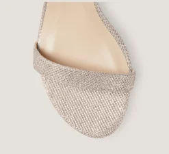 Stuart Weitzman The SW Extended Sizes Collection|Sandals-CHANGE LOCATION New Noir/Poudre Blush Pink