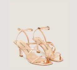 Stuart Weitzman Mid Heel Sandals|The SW Exclusives Collection-CHANGE LOCATION Specchio leather/Rose
