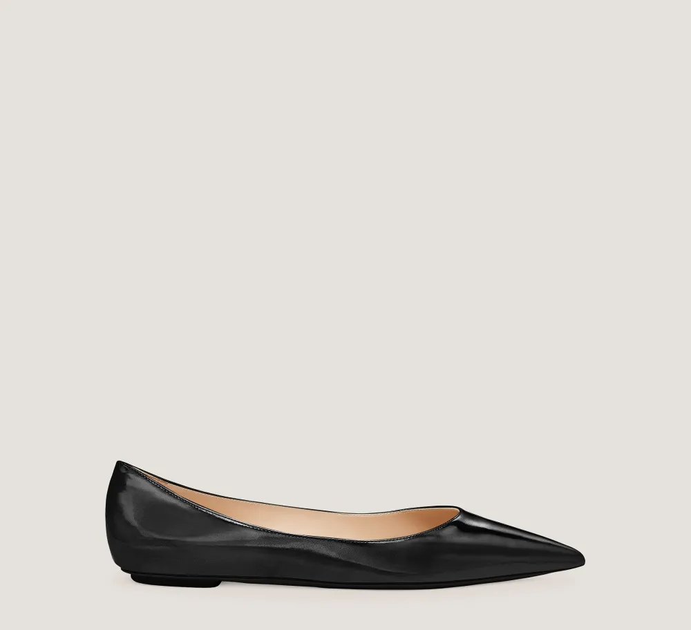Stuart Weitzman The Work Essentials Edit|Flats & Loafers-CHANGE LOCATION Iridescent patent leather/Black