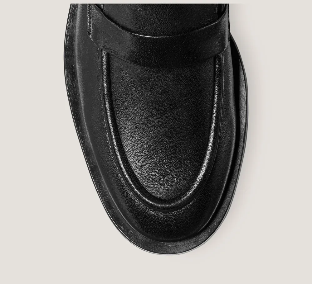 Stuart Weitzman The Work Essentials Edit|The SW Extended Sizes Collection-CHANGE LOCATION Lacquered Nappa Leather/Black