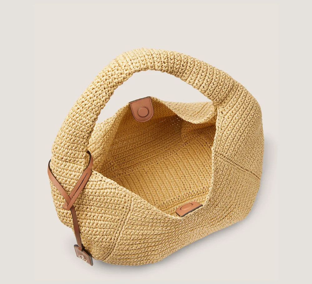 Stuart Weitzman HANDBAGS-CHANGE LOCATION Handwoven raffia/Natural