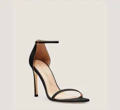 Stuart Weitzman The SW Icons Collection|The Nudist Collection-CHANGE LOCATION Smooth Leather/Black