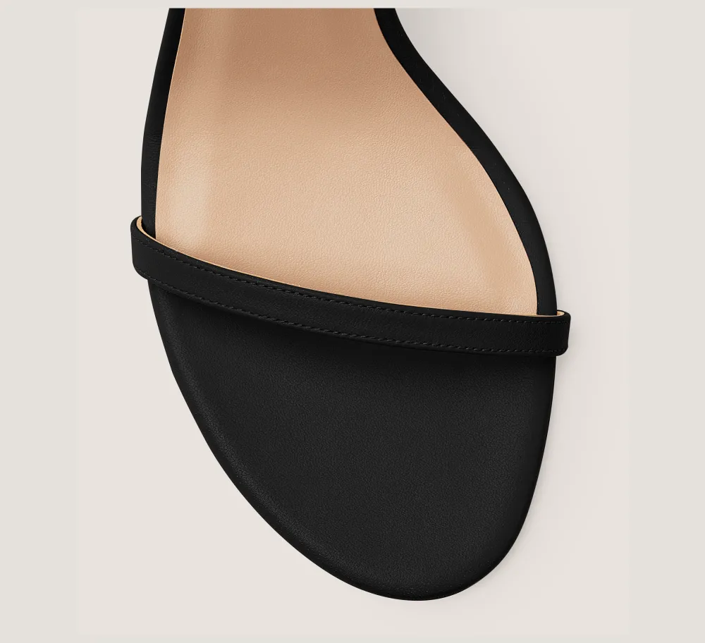 Stuart Weitzman The SW Icons Collection|The Nudist Collection-CHANGE LOCATION Smooth Leather/Black