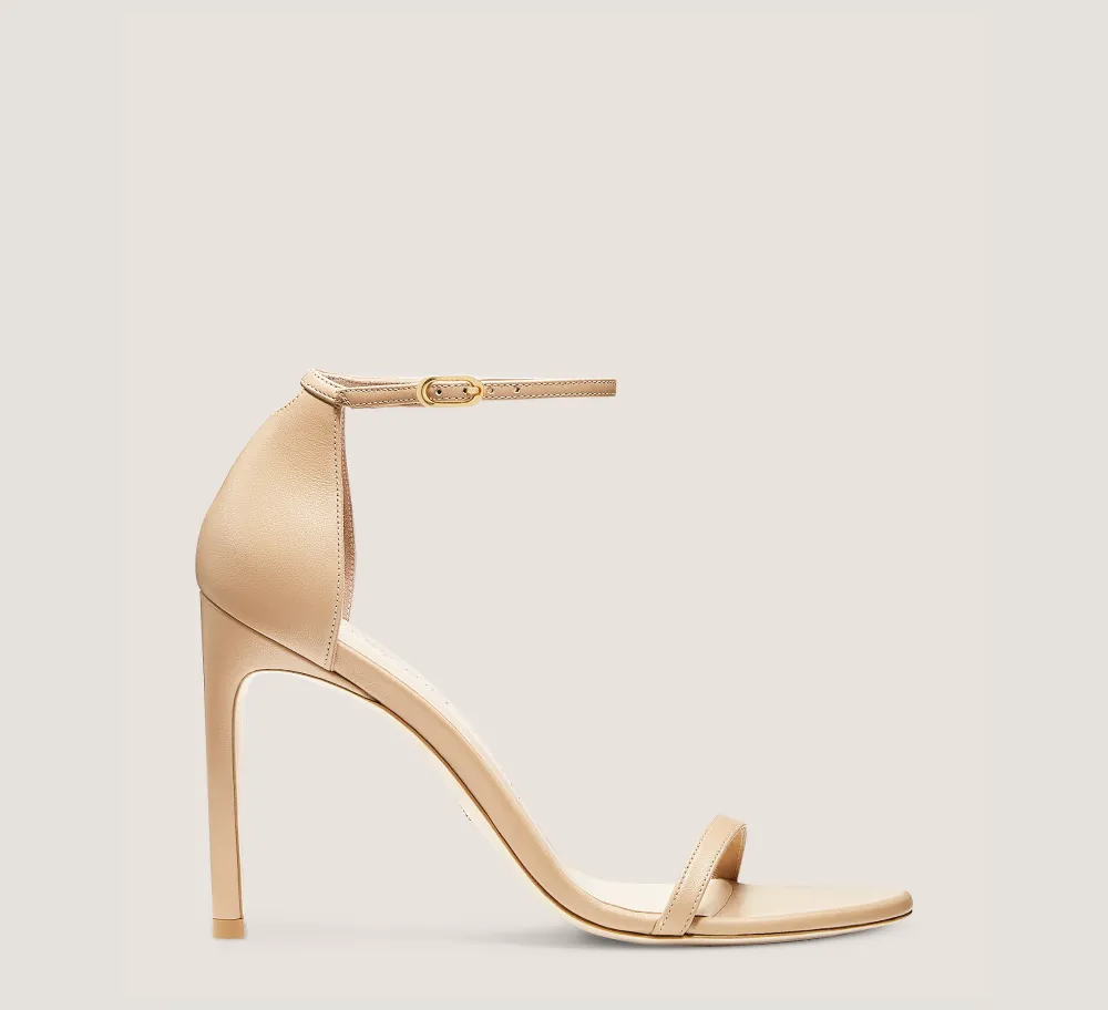 Stuart Weitzman The SW Icons Collection|The Nudist Collection-CHANGE LOCATION Smooth Leather/Adobe Beige