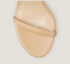 Stuart Weitzman The SW Icons Collection|The Nudist Collection-CHANGE LOCATION Smooth Leather/Adobe Beige