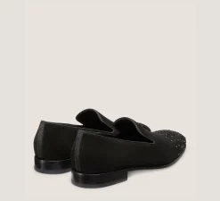 Stuart Weitzman MEN'S-CHANGE LOCATION Suede & Strass/Black
