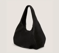 Stuart Weitzman HANDBAGS-CHANGE LOCATION Textured Suede/Black