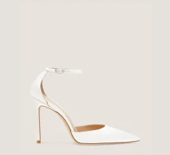 Stuart Weitzman Pumps & Heels|The SW Icons Collection-CHANGE LOCATION Satin/White