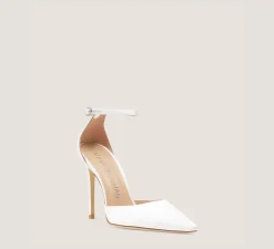 Stuart Weitzman Pumps & Heels|The SW Icons Collection-CHANGE LOCATION Satin/White