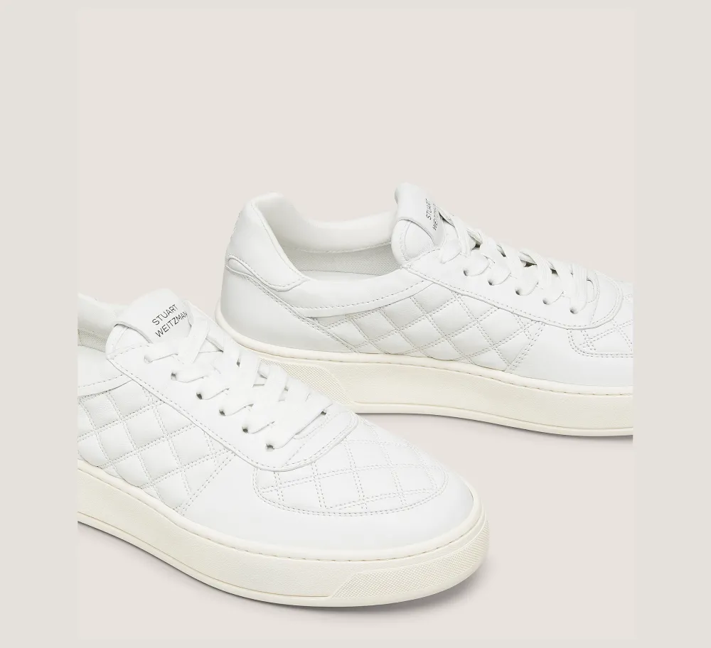 Stuart Weitzman Sneakers-CHANGE LOCATION Nappa Leather/White