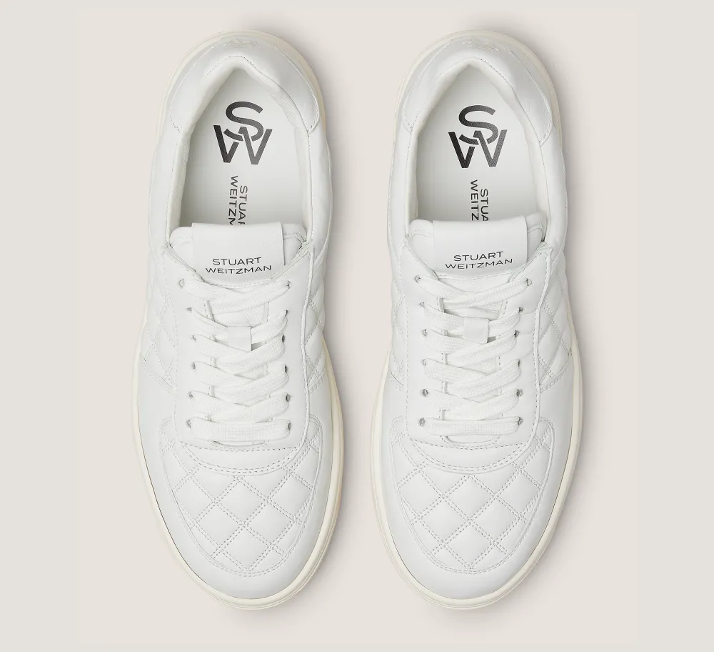 Stuart Weitzman Sneakers-CHANGE LOCATION Nappa Leather/White