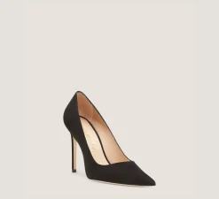 Stuart Weitzman The SW Extended Sizes Collection|Pumps & Heels-CHANGE LOCATION Suede/Black