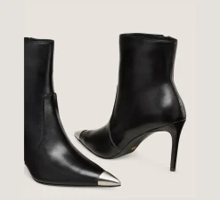 Stuart Weitzman The SW Exclusives Collection|The SW Extended Sizes Collection-CHANGE LOCATION Black & Brushed Gunmetal