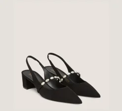 Stuart Weitzman Trending: Block Heels|The SW Exclusives Collection-CHANGE LOCATION Suede/Black