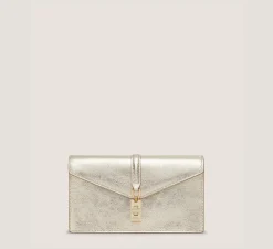 Stuart Weitzman HANDBAGS|The SW Exclusives Collection-CHANGE LOCATION Metallic leather/Light Gold