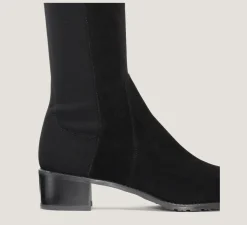 Stuart Weitzman The SW Extended Sizes Collection|Boots & Booties-CHANGE LOCATION Suede/Black