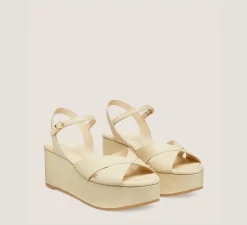 Stuart Weitzman Flat & Low Heel Sandals|Wedges & Espadrilles-CHANGE LOCATION Woven Linen/Natural