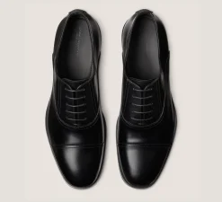 Stuart Weitzman MEN'S-CHANGE LOCATION Brushed Leather/Black