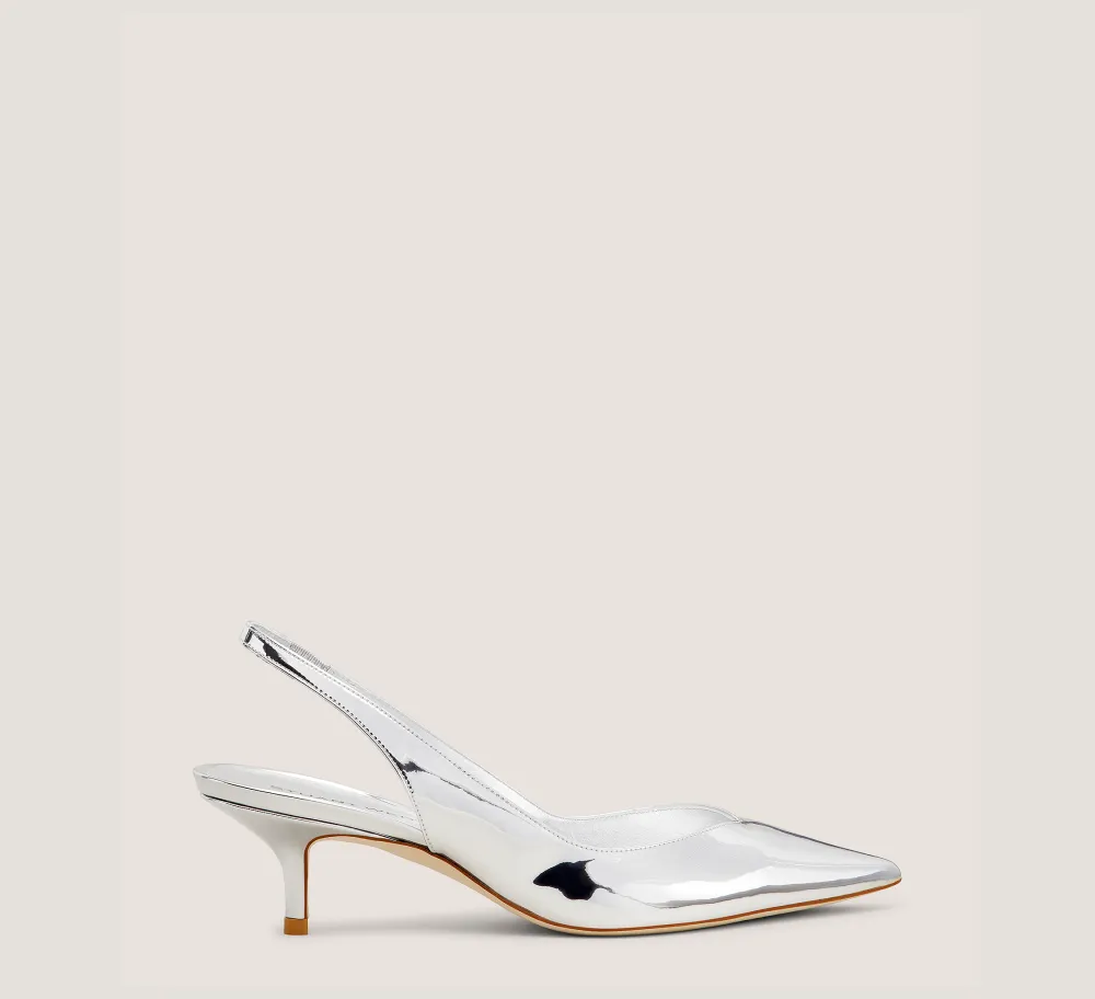 Stuart Weitzman The SW Exclusives Collection|The Occasion Edit-CHANGE LOCATION Specchio leather/Silver
