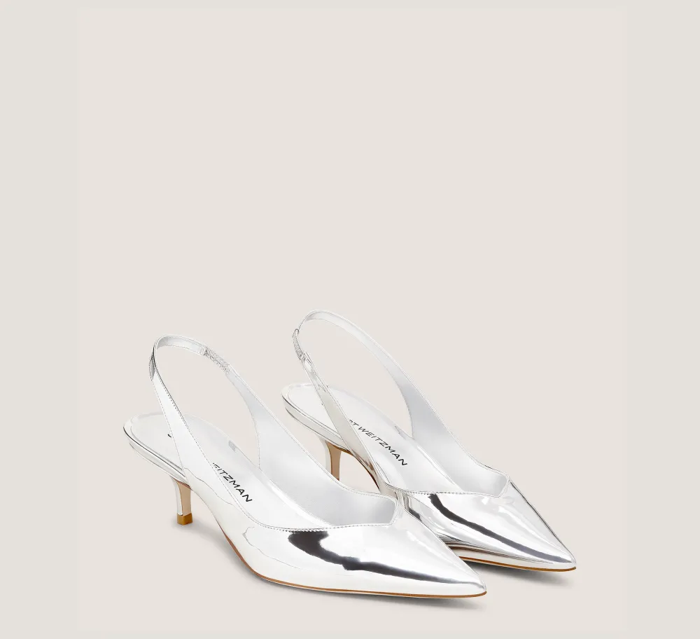 Stuart Weitzman The SW Exclusives Collection|The Occasion Edit-CHANGE LOCATION Specchio leather/Silver