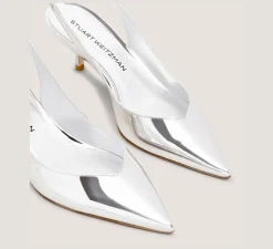Stuart Weitzman The SW Exclusives Collection|The Occasion Edit-CHANGE LOCATION Specchio leather/Silver