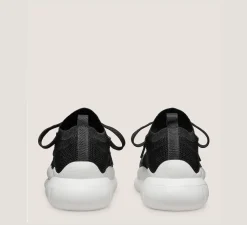 Stuart Weitzman Sneakers-CHANGE LOCATION Leather & knit fabric/Black