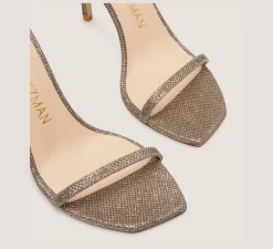 Stuart Weitzman Sandals|The SW Icons Collection-CHANGE LOCATION Adobe Beige