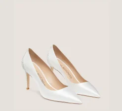 Stuart Weitzman The Bridal Collection|The SW Exclusives Collection-CHANGE LOCATION Satin/White