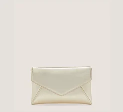 Stuart Weitzman The Occasion Edit|HANDBAGS-CHANGE LOCATION Metallic leather/Platino Gold