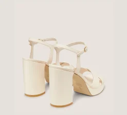 Stuart Weitzman High Heel Sandals|The Bridal Collection-CHANGE LOCATION Smooth Leather/Seashell