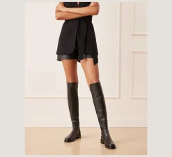 Stuart Weitzman The SW Extended Sizes Collection|Boots & Booties-CHANGE LOCATION Nappa leather/Black