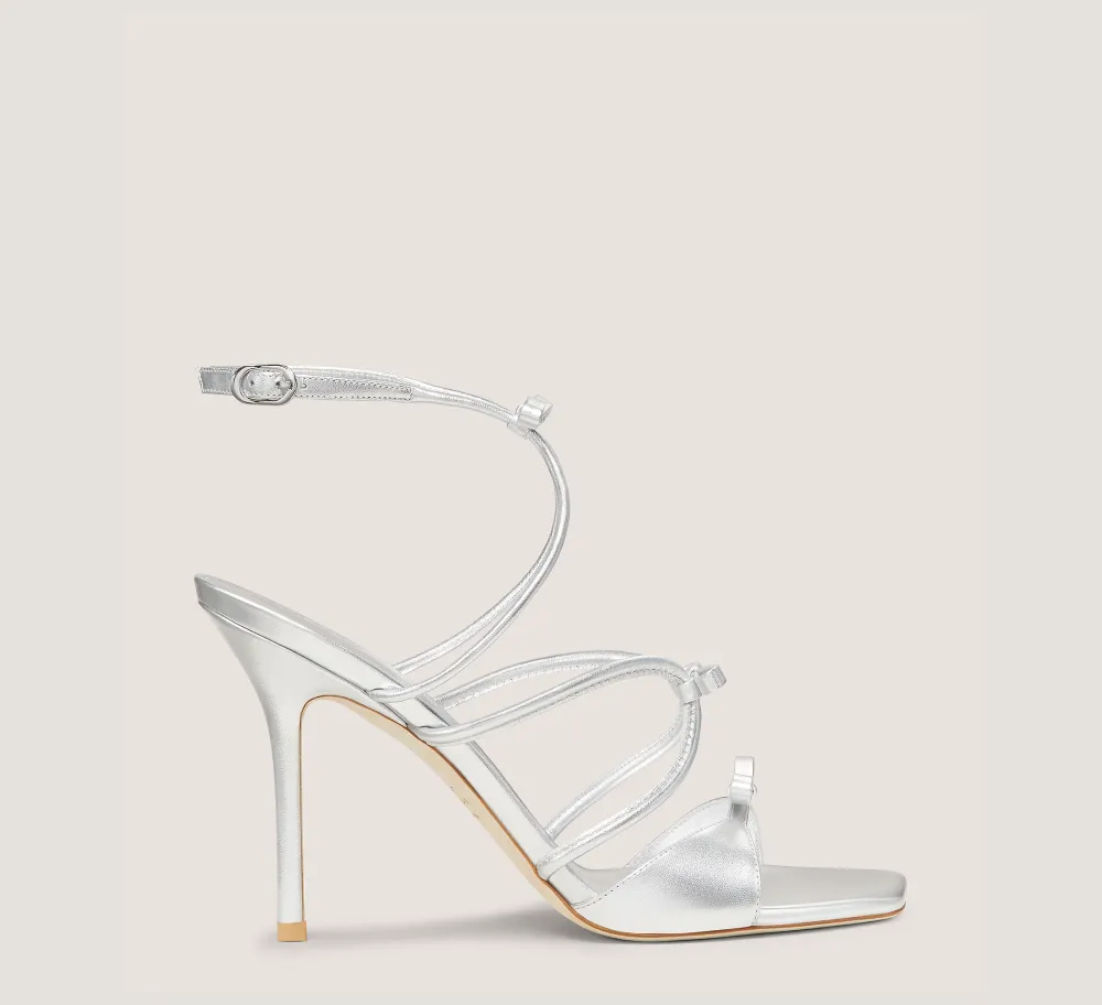 Stuart Weitzman High Heel Sandals|The Bridal Collection-CHANGE LOCATION Silver