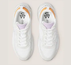 Stuart Weitzman The SW Exclusives Collection|Sneakers-CHANGE LOCATION Calf leather & mesh/Light Beige