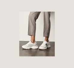 Stuart Weitzman The SW Exclusives Collection|Sneakers-CHANGE LOCATION Calf leather & mesh/Light Beige