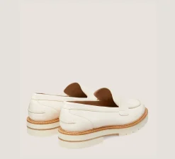 Stuart Weitzman The Work Essentials Edit|Flats & Loafers-CHANGE LOCATION Lacquered Nappa Leather/Seashell Tonal