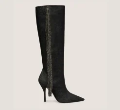 Stuart Weitzman The SW Exclusives Collection|The Occasion Edit-CHANGE LOCATION Vintage denim & crystal/Black & Black Diamond