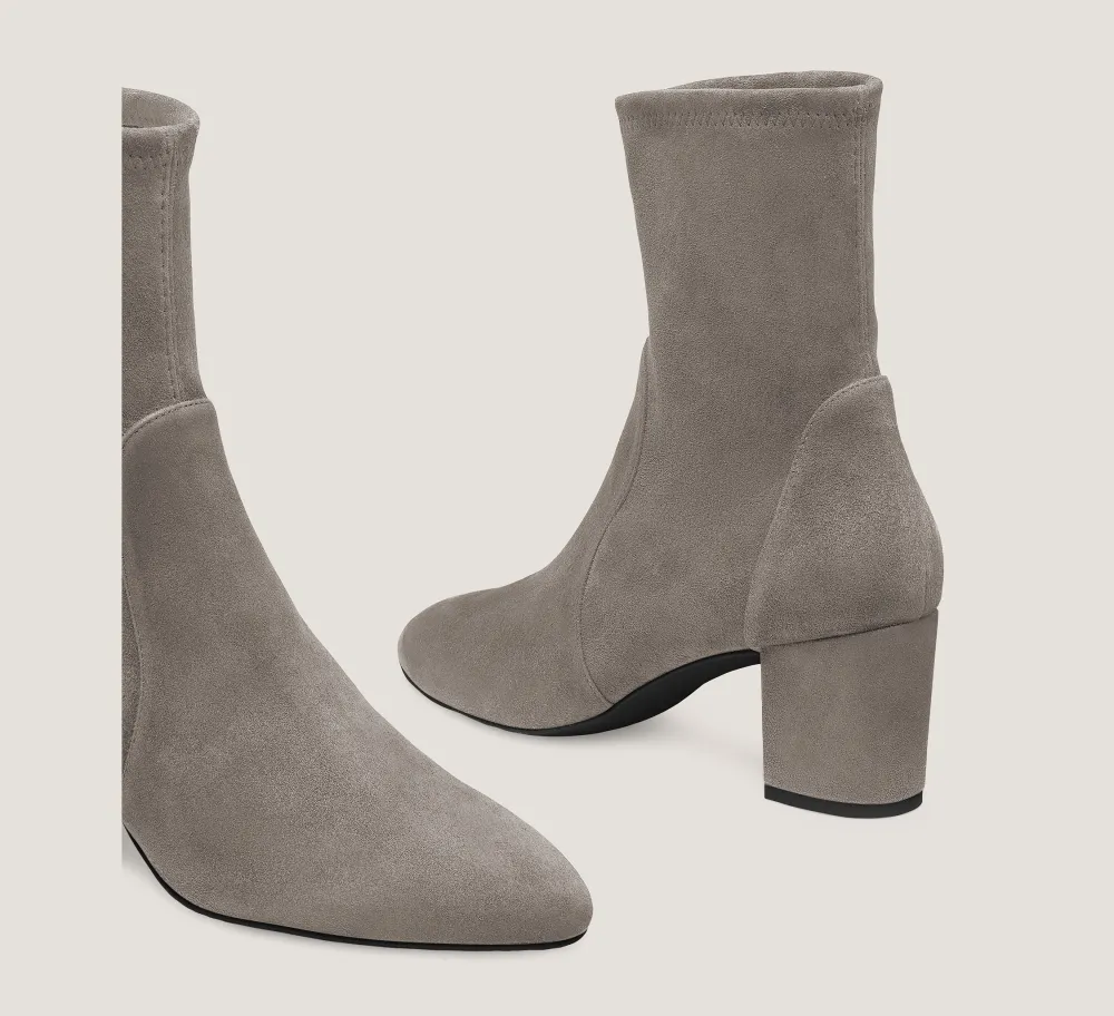 Stuart Weitzman Boots & Booties|BOOTS&BOOTIES-CHANGE LOCATION Stretch suede/Flannel Gray